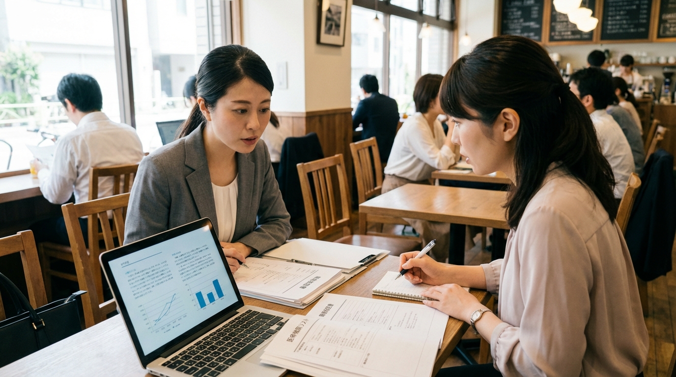 転職先を検討する看護師