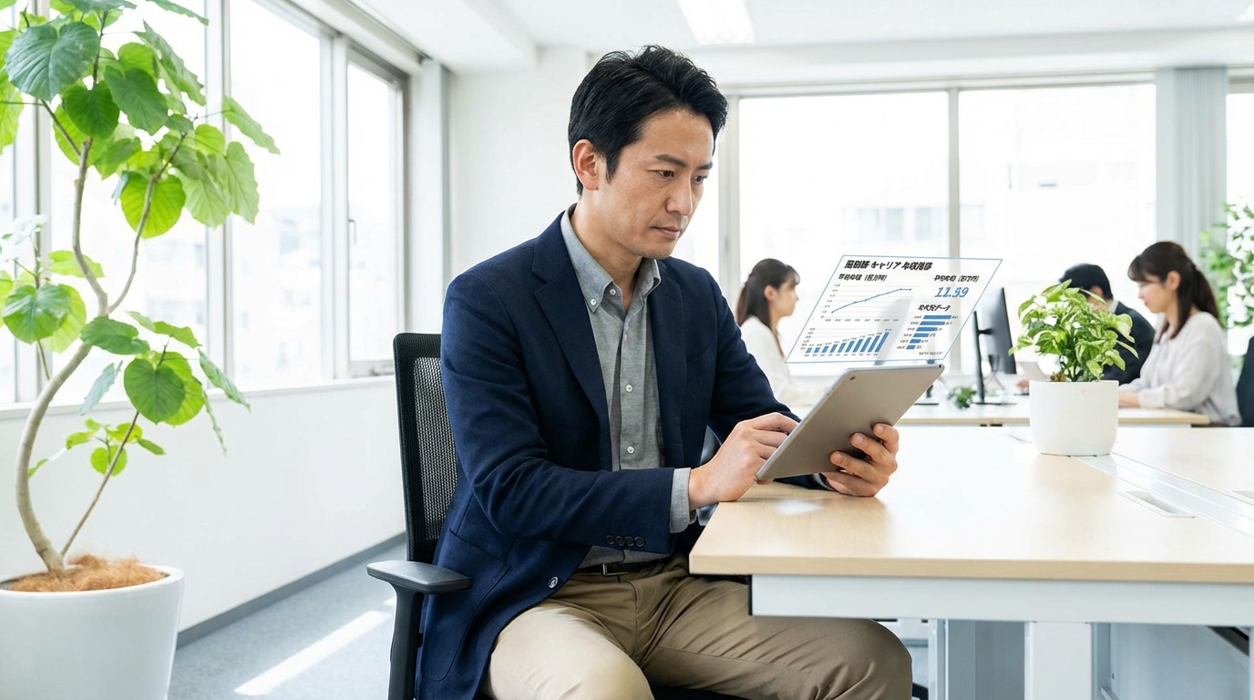 薬剤師の年収推移グラフのイメージ