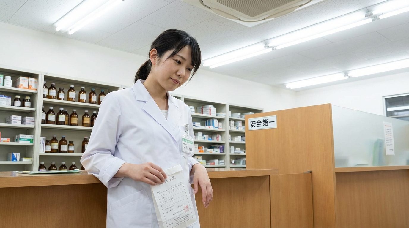 薬剤師として働く1年目の様子