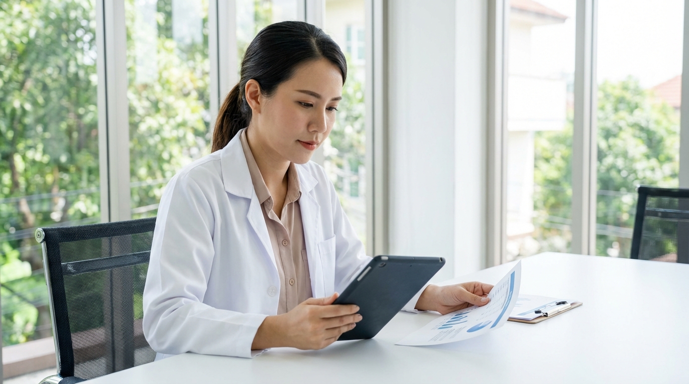 製薬企業で働く薬剤師のイメージ