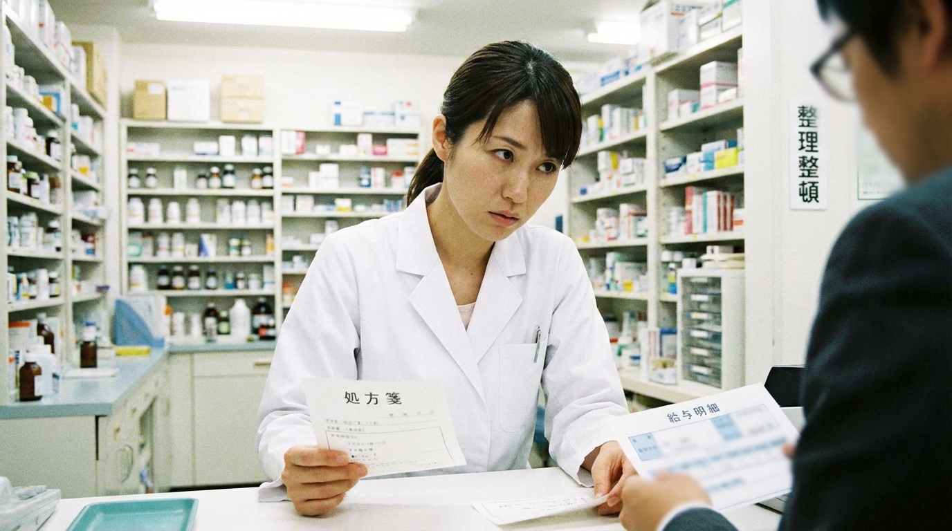 薬剤師の年収が低いと感じるイメージ