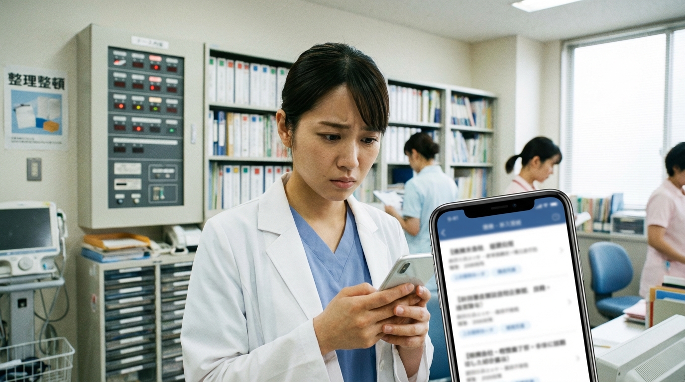 転職に悩む看護師のイメージ