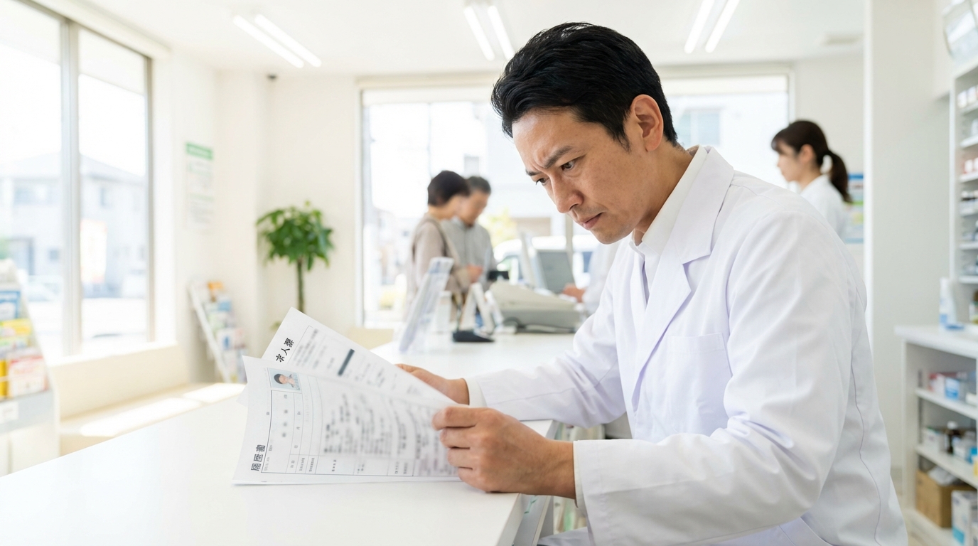 40代薬剤師が転職について考えている様子