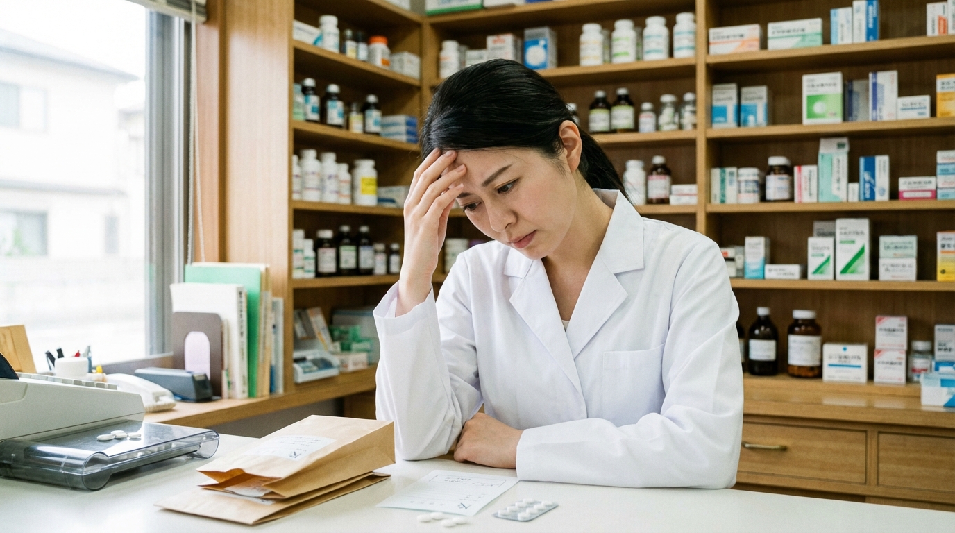 薬剤師が転職を考えているイメージ