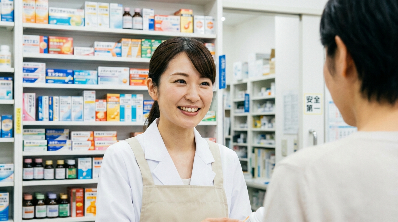 薬剤師が転職エージェントと面談しているイメージ