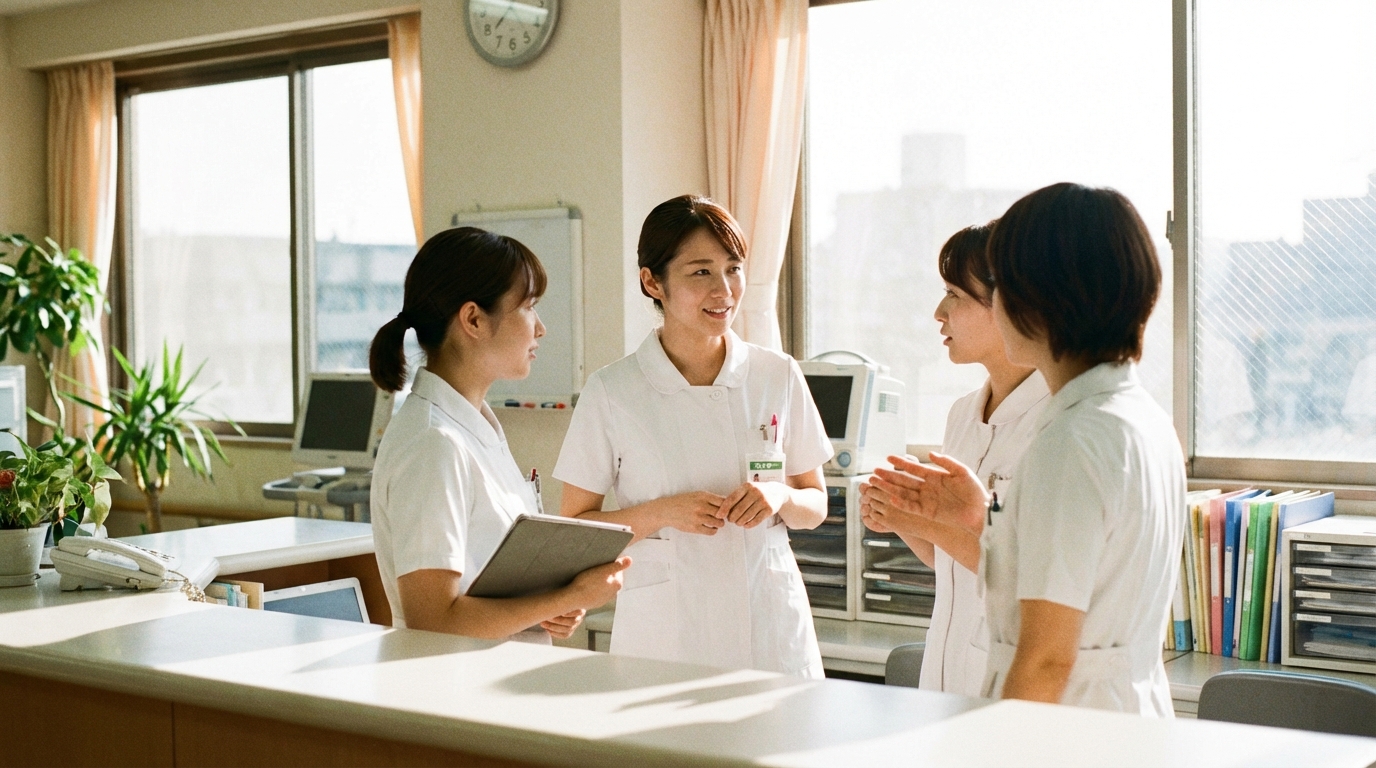 時短勤務で働く看護師