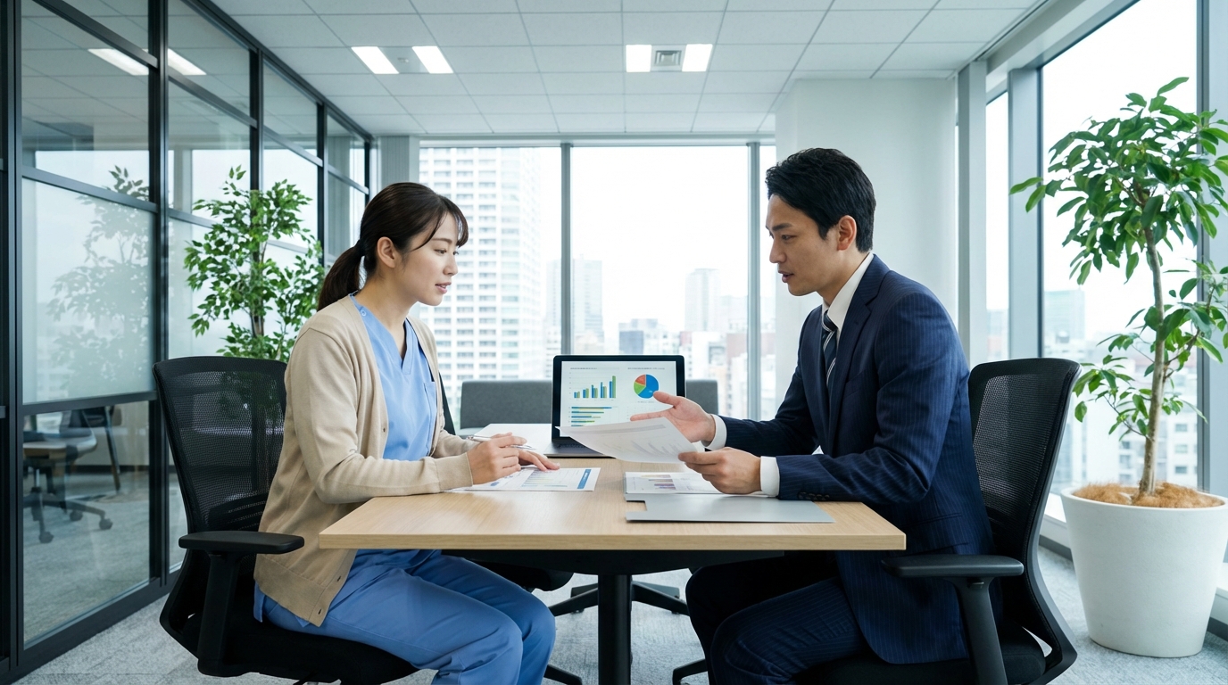 看護師の転職活動のイメージ