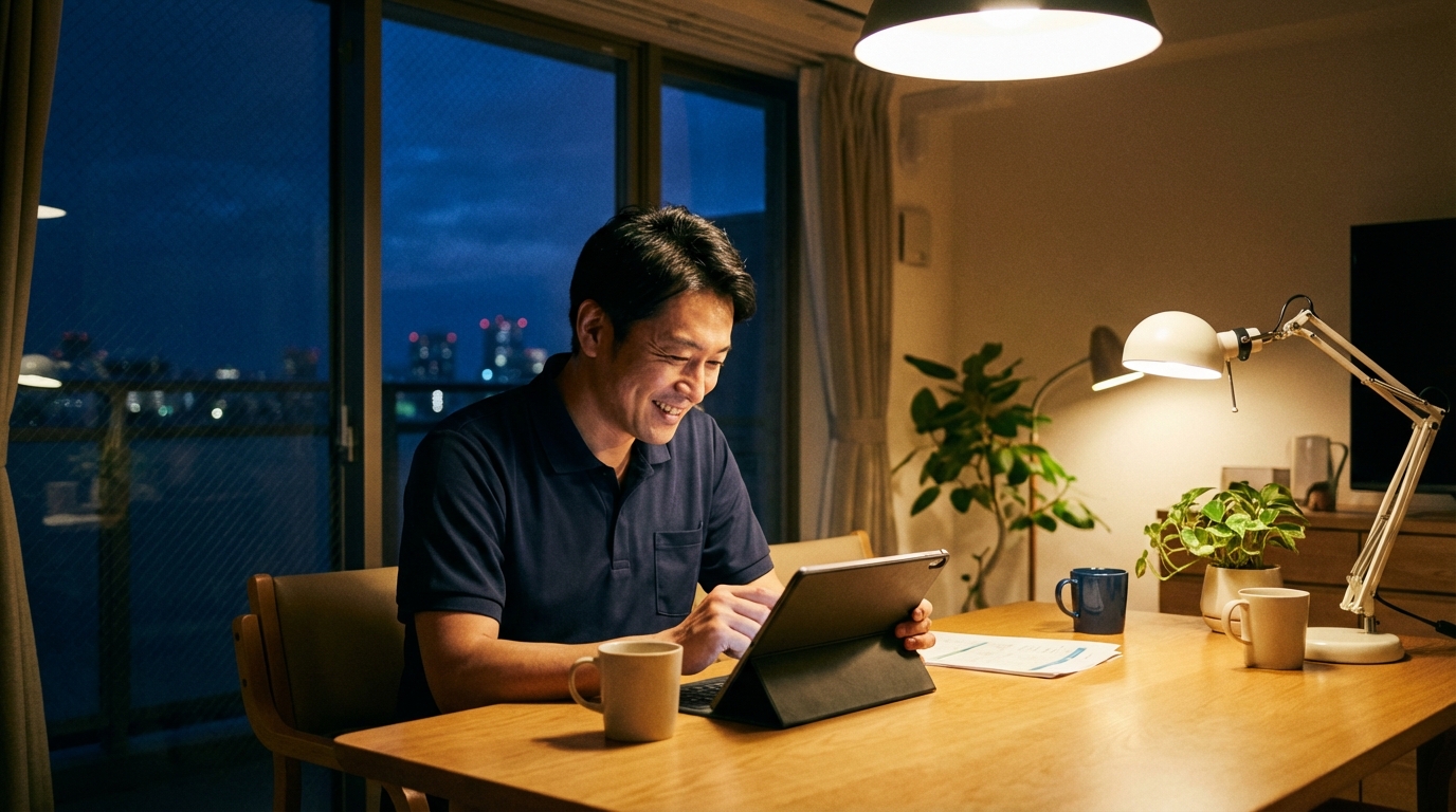 介護の夜勤専従パートで働く介護士のイメージ