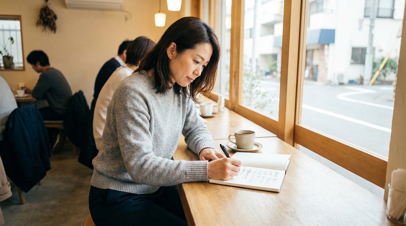 転職先の条件を比較検討する看護師