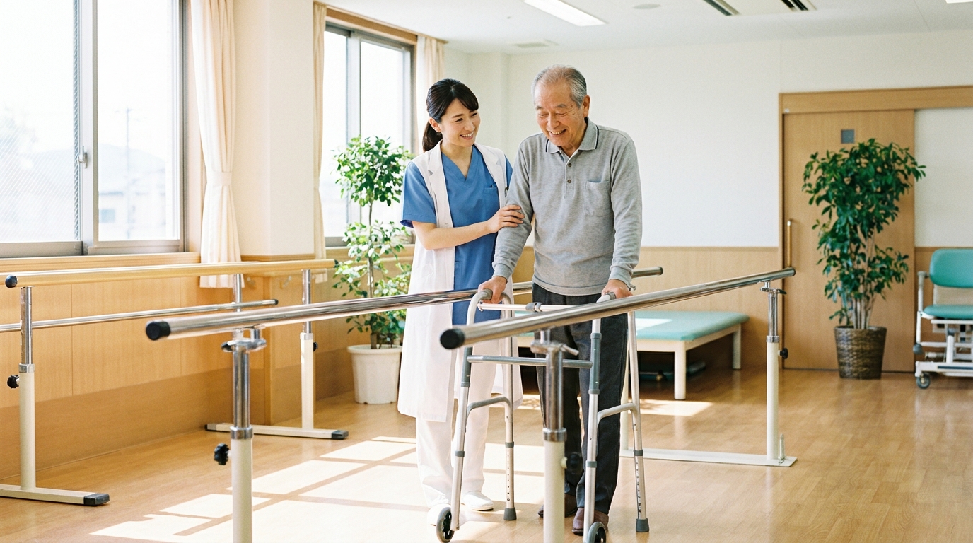 理学療法士がブランク後に復職する様子