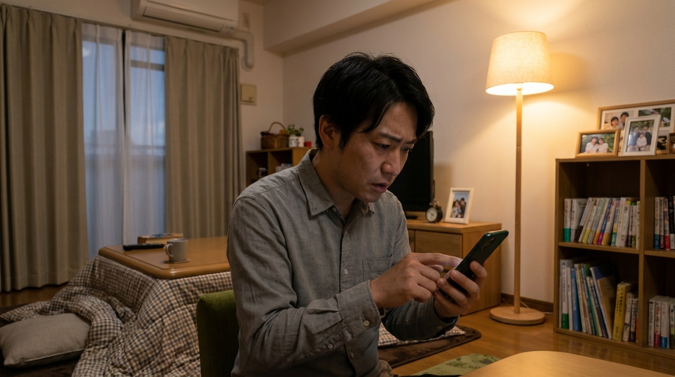退職代行サービスにスマホで相談する介護職員